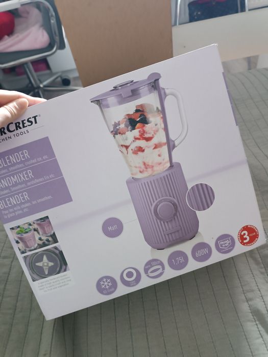 Blender kielichowy nowy, fioletowy