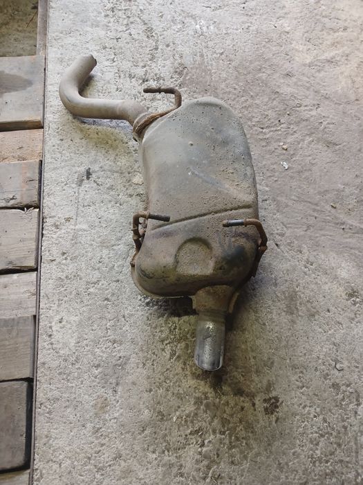 Вихлопна труба, задня банка на Фіат фрімо, глушник нт 2.0 дизель