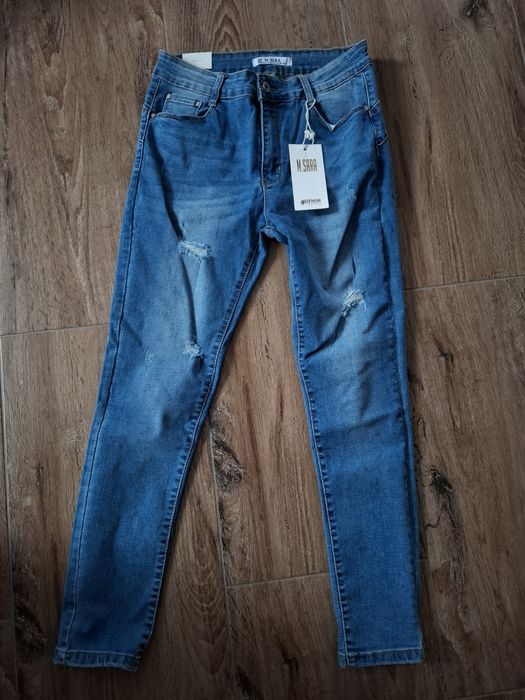 Spodnie jeansy damskie M.Sara 32
