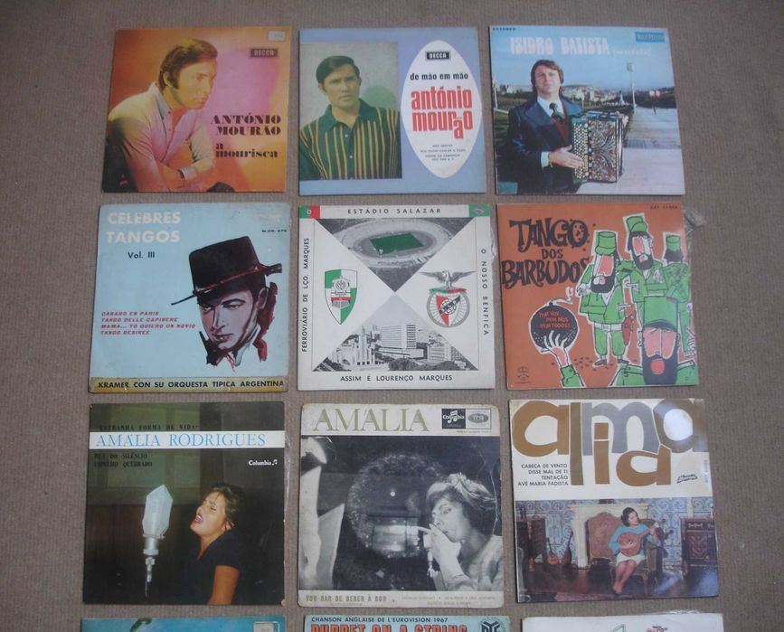 Discos vinil - Amália; C. do Carmo; Maria da Fé; Tony de Matos; etc