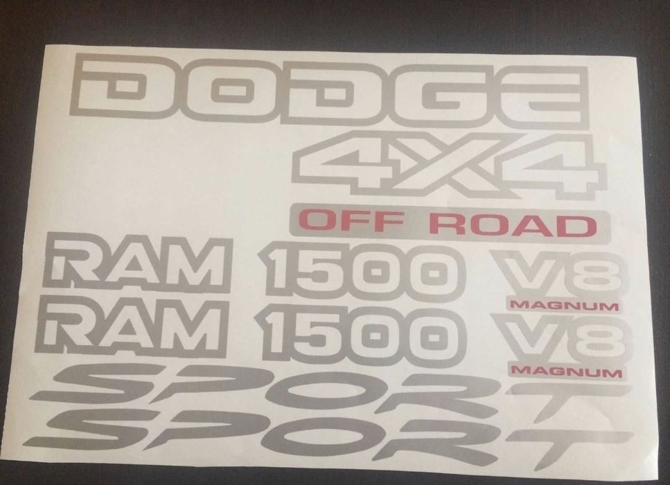 DODGE 4X4 Autocolantes
