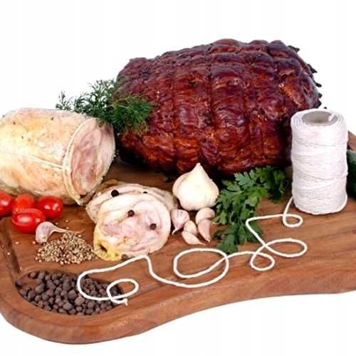 Sznurek BAWEŁNIANY PAKOWY WĘDLINIARSKI Ogrodniczy Biały 2mmx60mb 100g