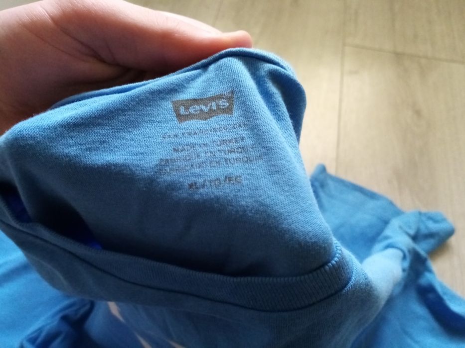 koszulka levi's baby blue logo