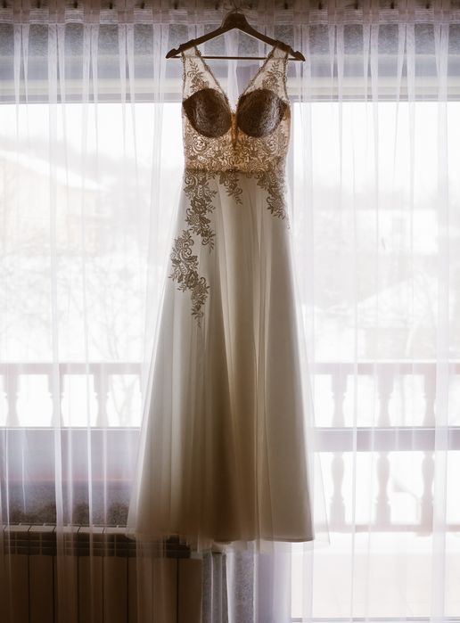 Suknia ślubna S/M Ivory