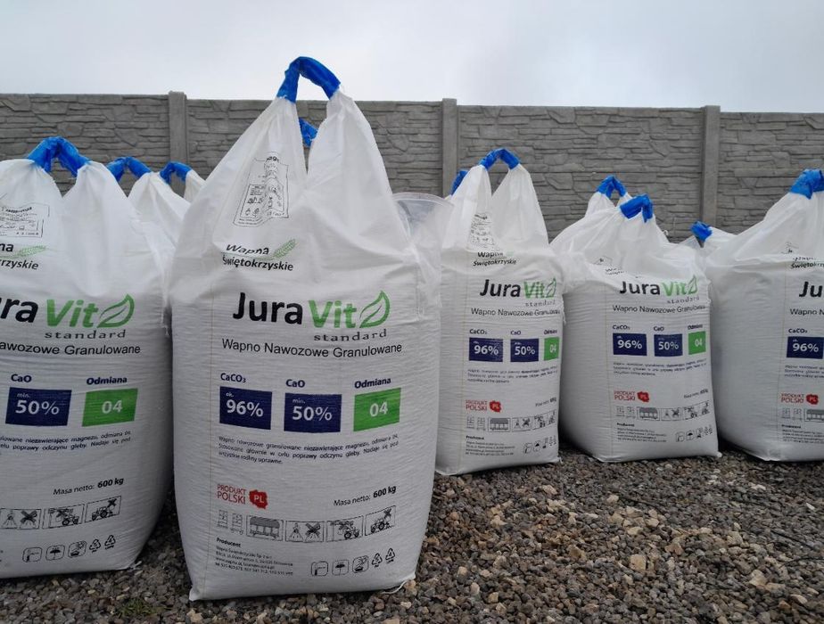 Najtaniej !Wapno nawozowe granulowane JuraVIT-Hurtowe ceny z dostawą