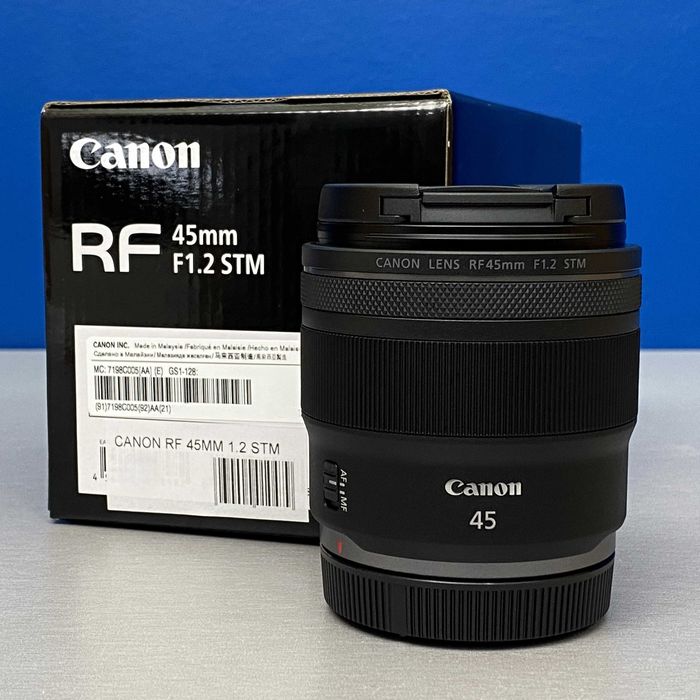 Canon RF 45mm f/1.2 STM | NOVA | 3 ANOS DE GARANTIA