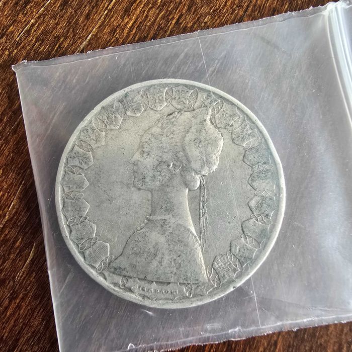 500 lirów 1958 Włochy srebro