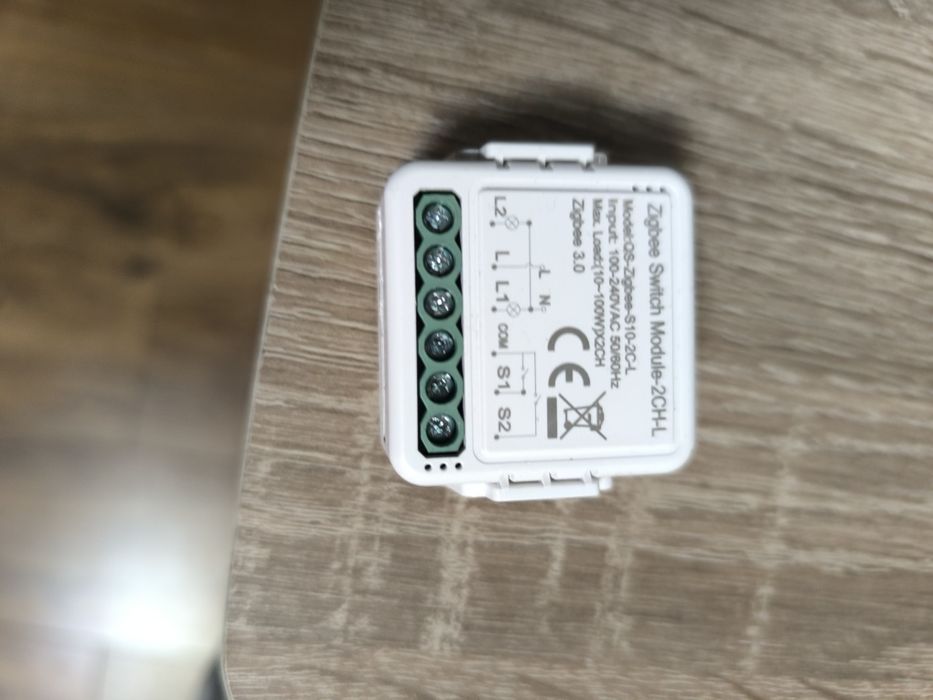 Tuya zigbee switch 2ch без нейтрали