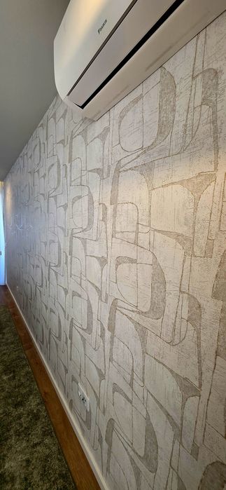 Papel parede aplicação