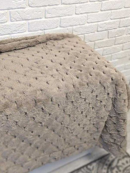 Розкішний плед кролик, шиншила євро