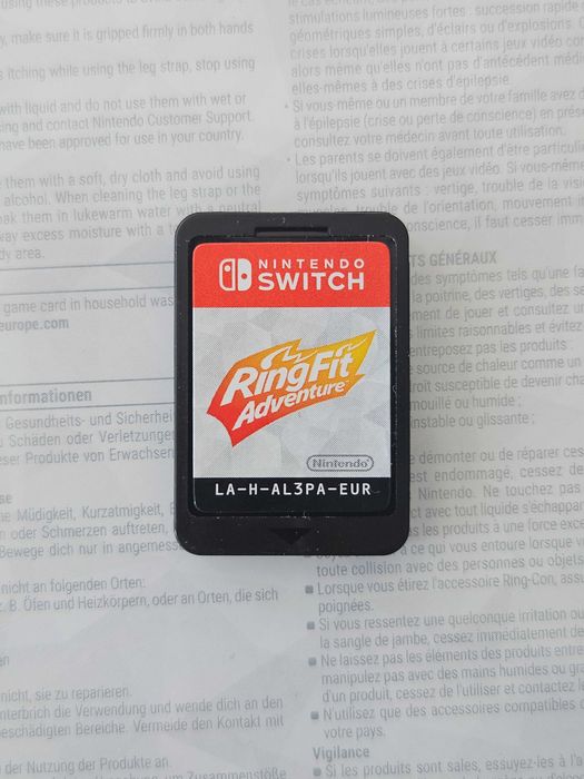 Ring Fit Adventure Nintendo Switch – gra + pudełko, bez akcesoriów
