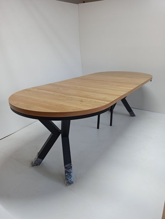 Stół okrągły rozkładany