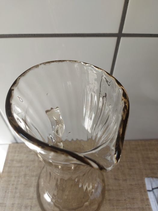 Dzbanek szklany vintage 37cm wys