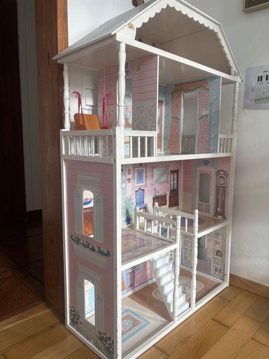 Domek drewniany dla lalek Barbie kinderkraft Savannah