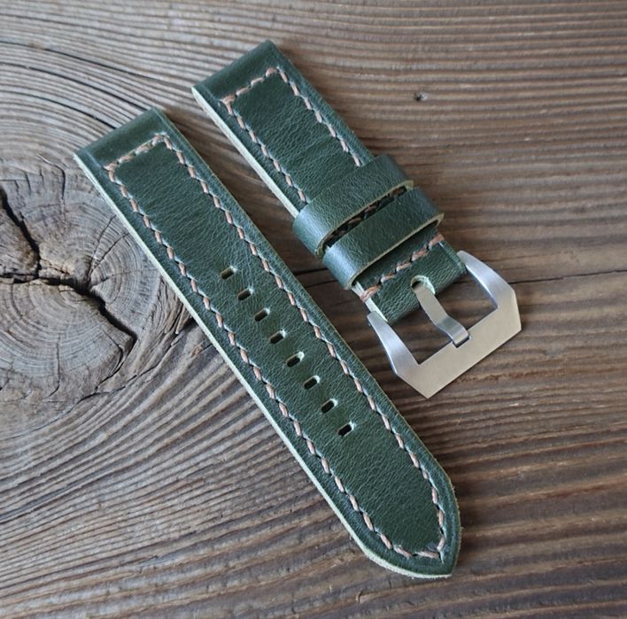 Pasek do zegarka Panerai ręcznie robiony skóra naturalna handmade