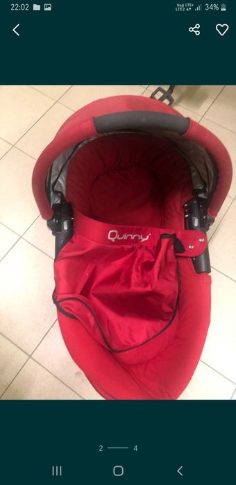 Wozek  gleboki quinny gondola stelaż lekki