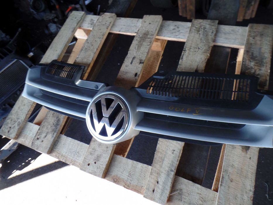 Kwi6 Grill atrapa chłodnicy volkswagen golf V srebrny wysyłka