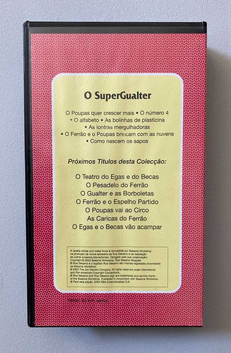 [VHS] Rua Sésamo: O SuperGualter (não testado)