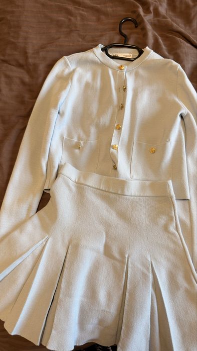 Костюм Zara зара кардиган спідниця