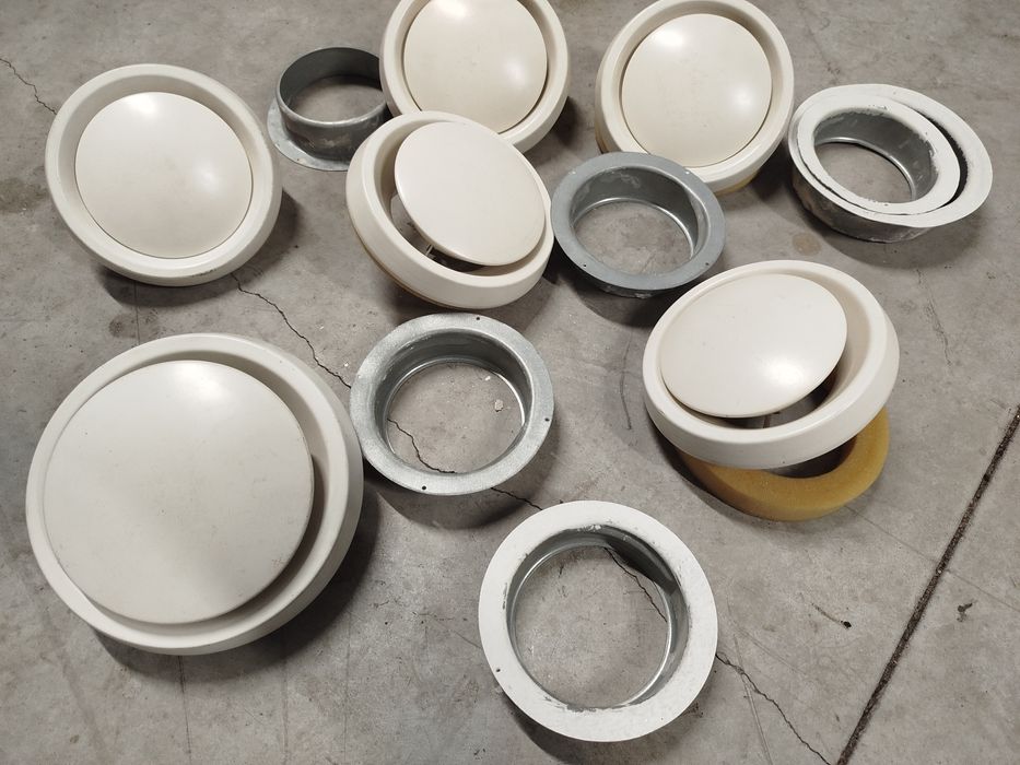 Grelhas de ventilação ar quente