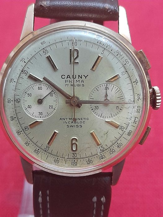 Chronografo CAUNY PRIMA Cal Landeron 248