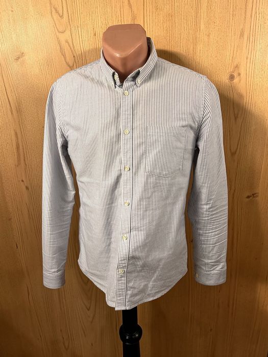 NN07 No Nationality Sixten M męska bawełniana koszula casual w paski slim fit