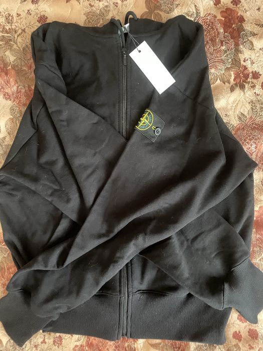 Optimus Gang x Stone Island Zip Hoodie | Чорна |