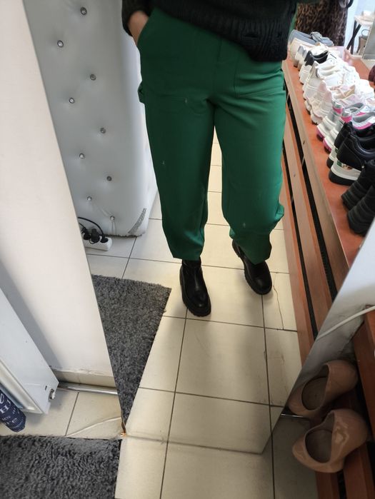 By o La La piękny zielone spodnie rozm S m