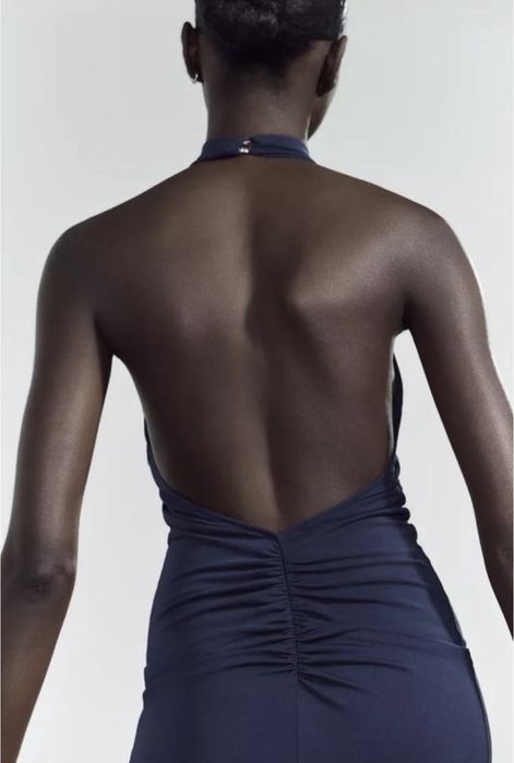 Сукня ZARA темно-синя розмір S