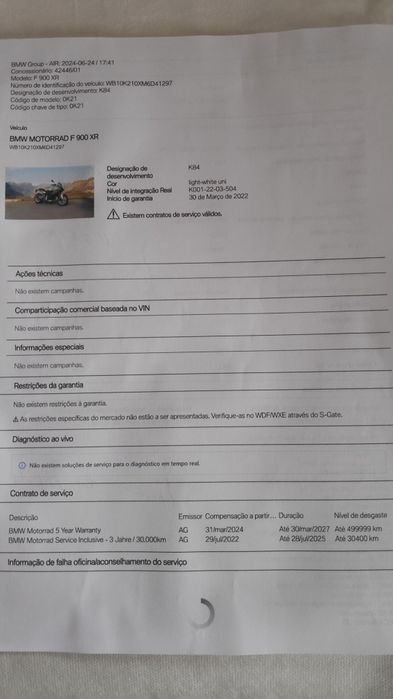 BMW F900 XR nacional de 2022 full extras