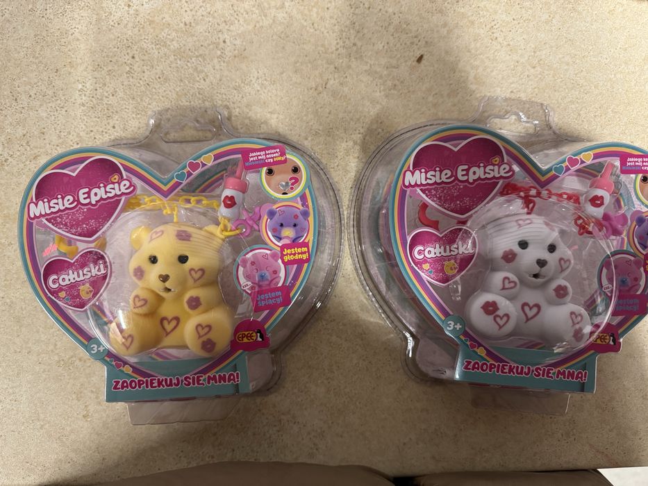 Misie episie x4szt różne kolory nowe mikołajki prezent