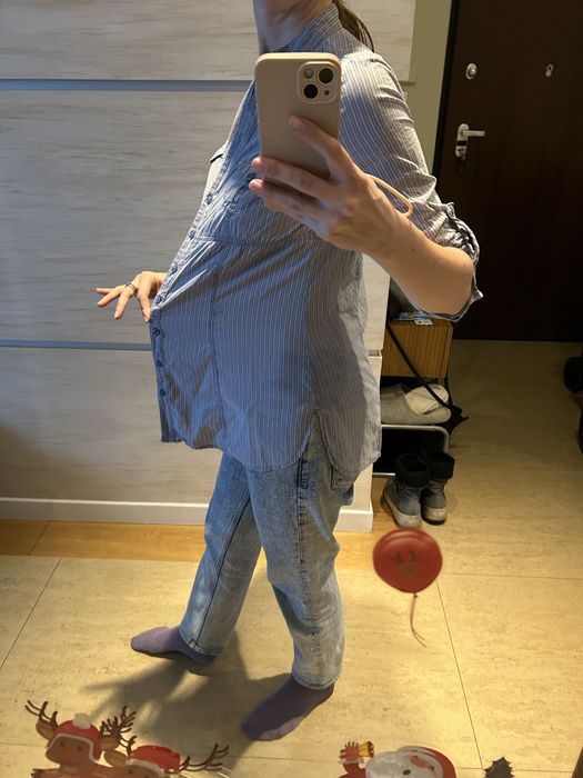 Bluzka w paski, bluzka ciążowa i do karmienia