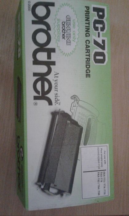 Картридж с термопленкой Brother PC-70, оригинальный, black (черный),