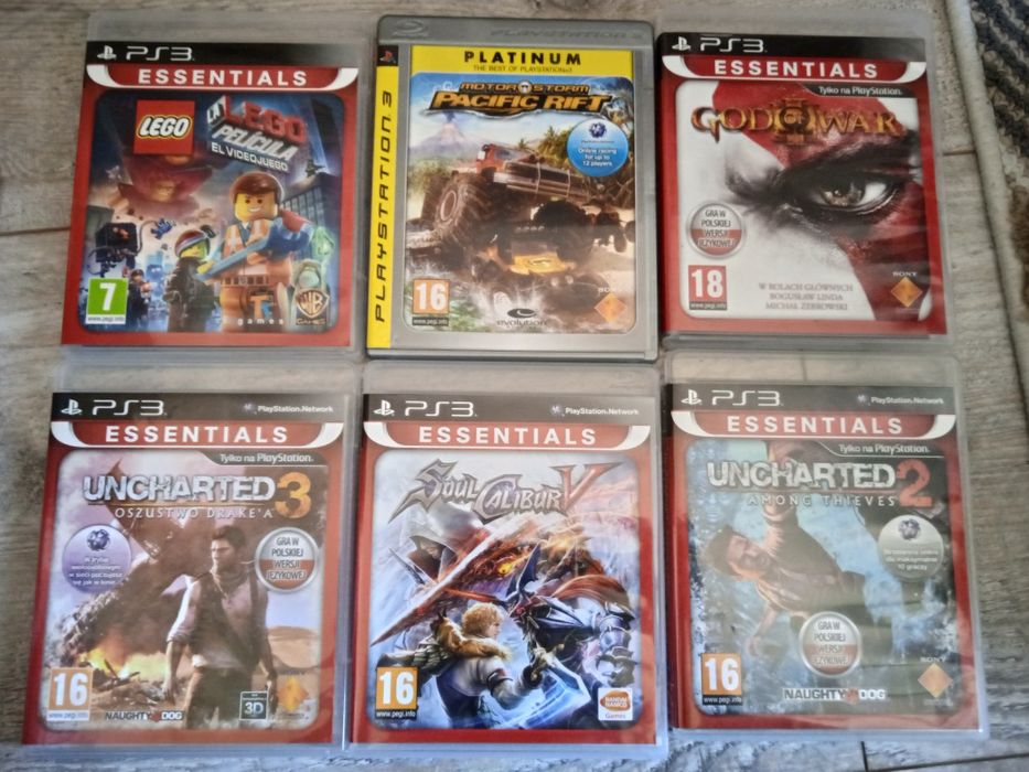 Konsola PlayStation 3 PS3 super slim, nowy dysk 500gb, 2 pady i 6 gier