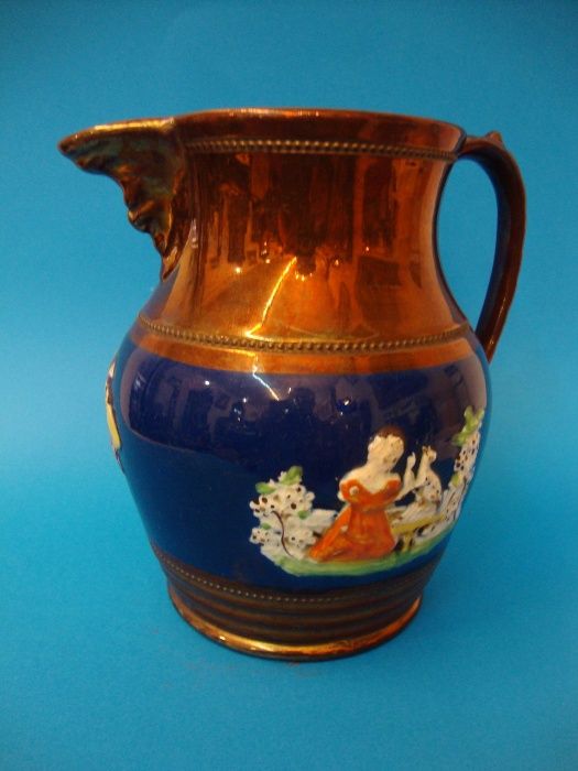 Caneca antiga em faiança Espanhola