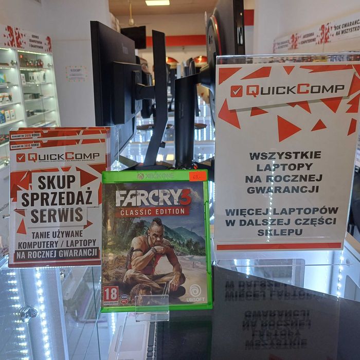 Gra XBOX ONE / X Series Far Cry 3 Gwar 1 Rok QUICK-COMP