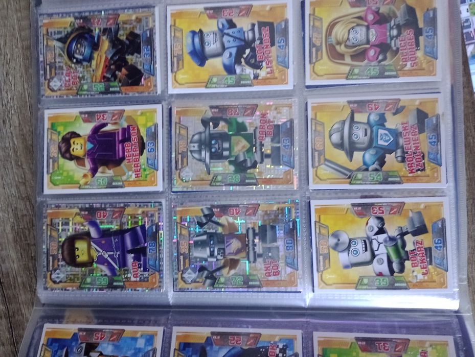 Nexo knights. Album z kartami. 104 karty, TCG seria 1