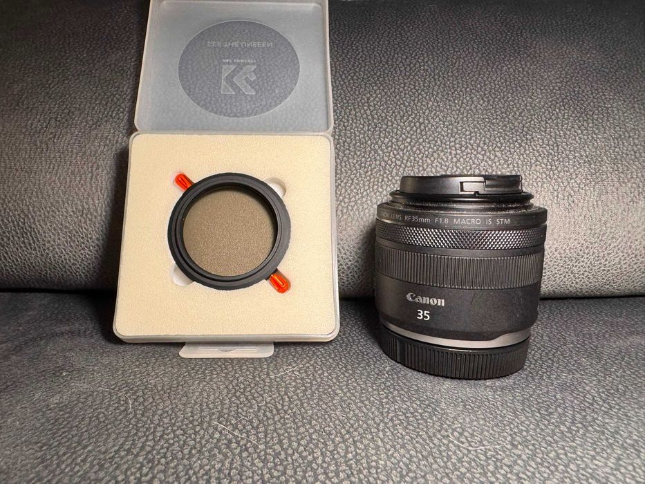 Objetiva Canon RF 35mm F1.8 STM + Filtro ND K&F