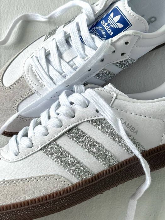 ОРИГІНАЛ‼️36-41 Adidas Samba Glitter Silver OG spezial gazelle LA
