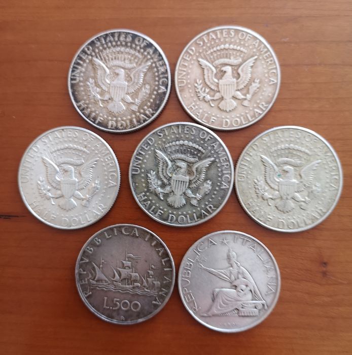 moedas prata lote variado (#12)