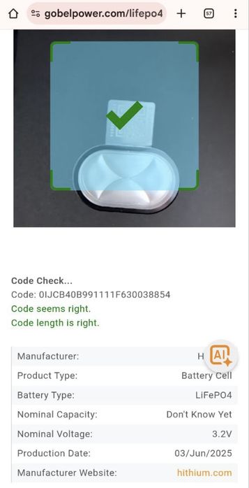 Комірки LiFePO4 3,2v 280ah Grade A