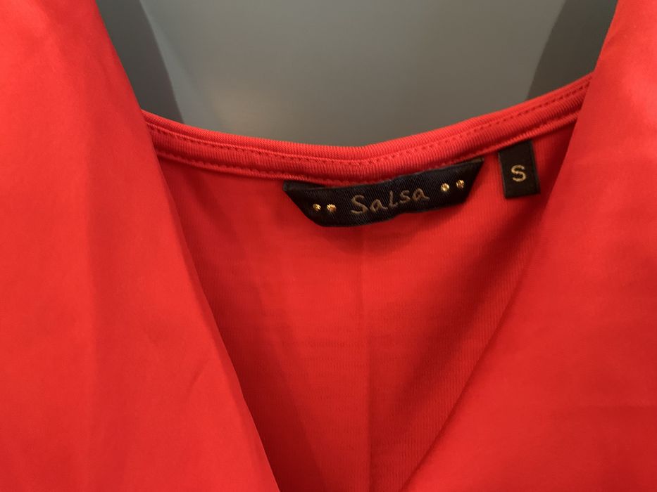 Vestido vermelho cerimónia