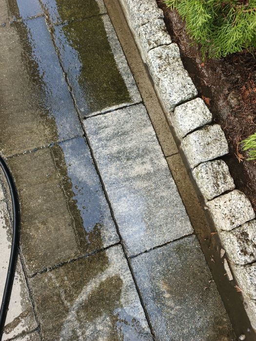 Mycie kostki ogrodzeń zadaszeń i elewacji gorąco wodne. Szybko i Tanio