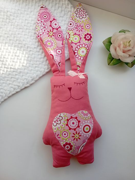 Сплячий зайчик, іграшка для сна, подарунок новонародженому, ручна робо