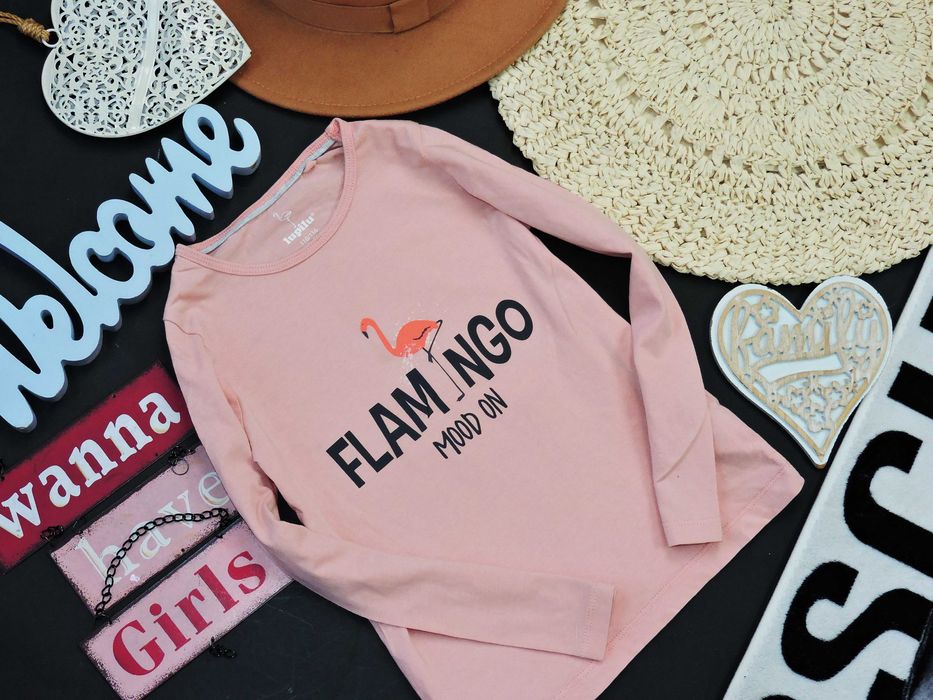 Lupilu - pastelowa bluzeczka flaming r 110/116