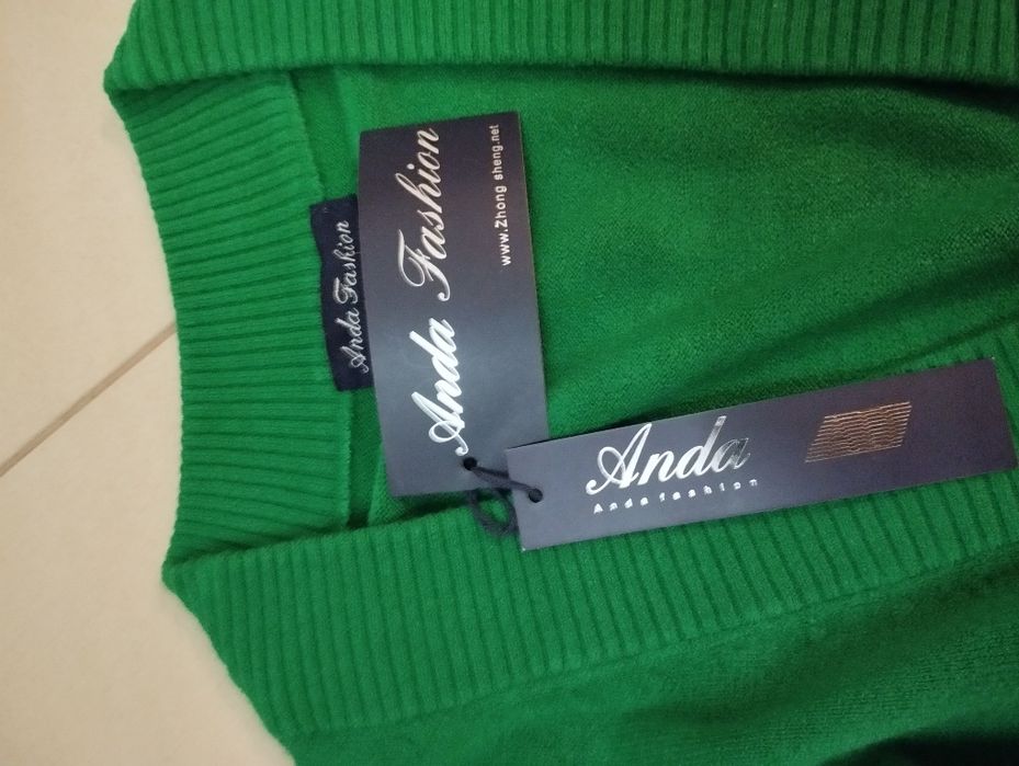 Sweterek kardigan Anda Fashion 36 kaszmir