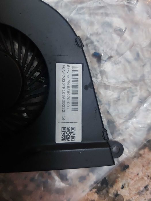 Ventoinhas Portátil HP