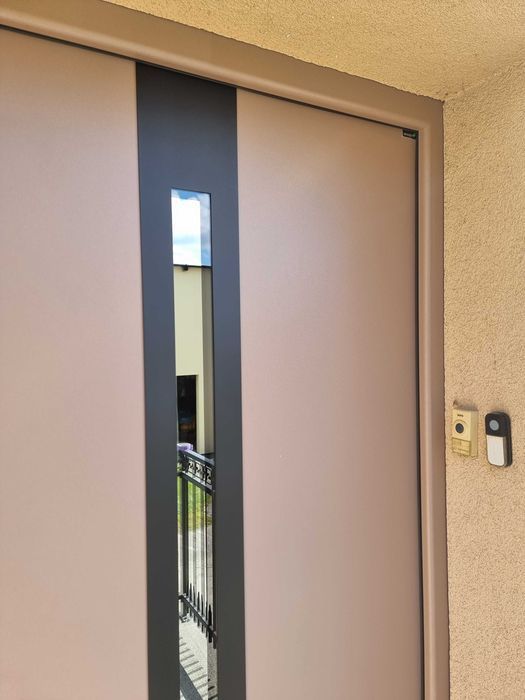 Drzwi WIKĘD OPTIMUM TERMO 76mm wzór 25 z montażem