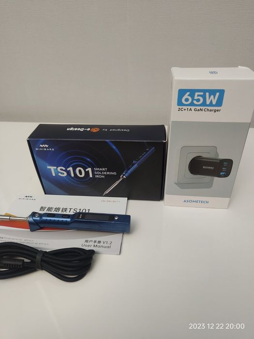 Паяльник ts101 т100 t101 miniware оригінал новий 90ват: 1 900 грн ...