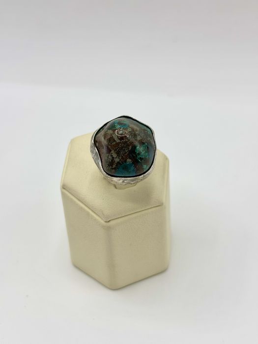 Srebrny pierścionek z Naturalnym Rubinem